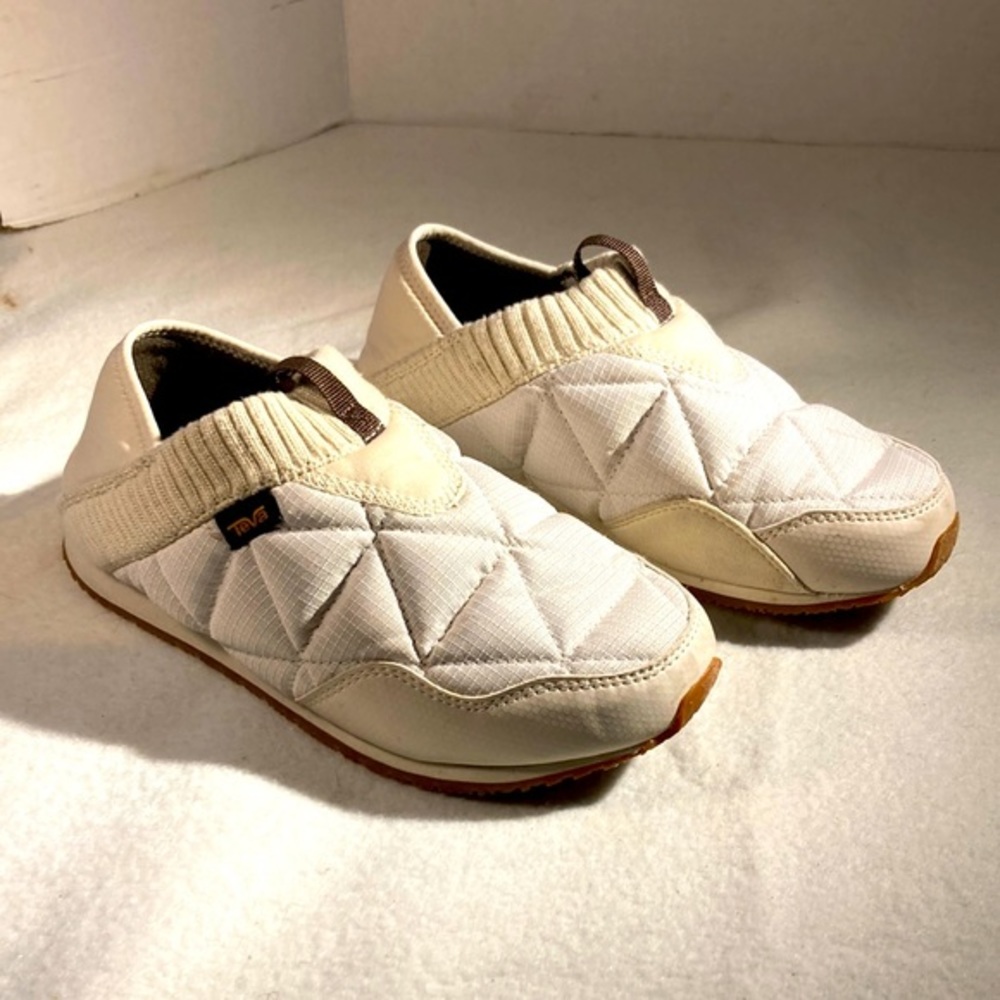 Teva Woman’s Sustainable Moc Beige ReEmber Slip On Shoes Birch